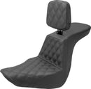 Tour Step-Up Seat Black For Harley Davidson FLSB 1750 ABS - 33 CM