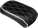 Bare Bones Solo Seat Pillion Pad Black For Harley Davidson FLST 1340