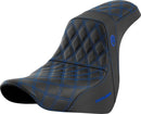 Pro Series SDC Performance Grip Seat Black / Blue For Harley Davidson FLSB 1750 ABS - 30.5 CM
