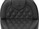 Roadsofa™ Standard Reach Seat With Backrest Black For Harley Davidson FXBRS 1868 ABS - 30.5 CM