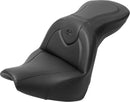 Roadsofa™ Standard Reach Seat Without Backrest Black For Harley Davidson FXBR 1750 ABS - 30.5 CM