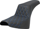 Lattice Stitch Step-Up Seat Black - 73.5 CM