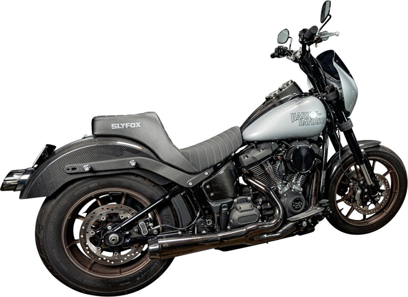 High Noon Seat Black / Grey For Harley Davidson FLSB 1750 ABS 2018-2021 - 32 CM