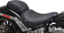 Wide Tripper Solo Seat Black For Harley Davidson FXBR 1923 ABS 2023-2025