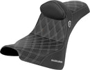 Pro Series SDC Performance Grip Seat Black / Silver For Harley Davidson FXBB 1750 ABS 2018-2020 - 80 CM