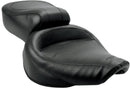 Vintage Style Seat Black For Harley Davidson FXD 1340 1995
