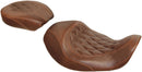 Wide Tripper Forward Solo And Rear Seat Brown For Harley Davidson FLD 1690 2012-2013 - 35 CM