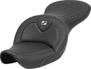 Roadsofa™ Standard Reach Seat Black Without Backrest For Harley Davidson FXDWG 1340 - 77.5 CM
