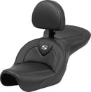 Roadsofa™ Carbon Fiber Seat Black For Harley Davidson FXD 1450 - 30.5 CM