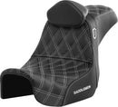 Pro Series SDC Performance Grip Seat Black / White For Harley Davidson FLD 1690 - 33 CM