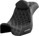 Pro Series SDC Performance Grip Seat Black / Silver For Harley Davidson FXD 1584 - 73.5 CM