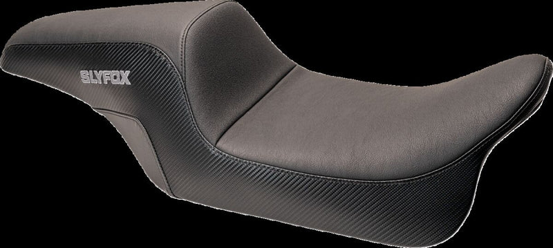 The Drifter Seat Black / Grey For Harley Davidson FLD 1690 2012-2013 - 30 CM