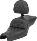 Roadsofa™ Standard Reach With Backrest Black For Harley Davidson XL 1200 CX ABS - 17 Litre