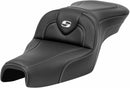 Roadsofa™ Standard Reach Seat Black For Harley Davidson XL 1200 N - 17 Litre