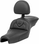 Roadsofa™ Standard Reach With Backrest Black For Harley Davidson XL 1200 C - 17 Litre