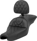 Roadsofa™ Standard Reach With Backrest Black For Harley Davidson XL 1200 CA ABS - 12.5 Litre