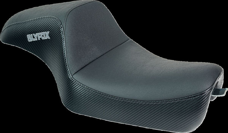 The Drifter Seat Black / Grey For Harley Davidson XL 883 2004-2009 - 28 CM