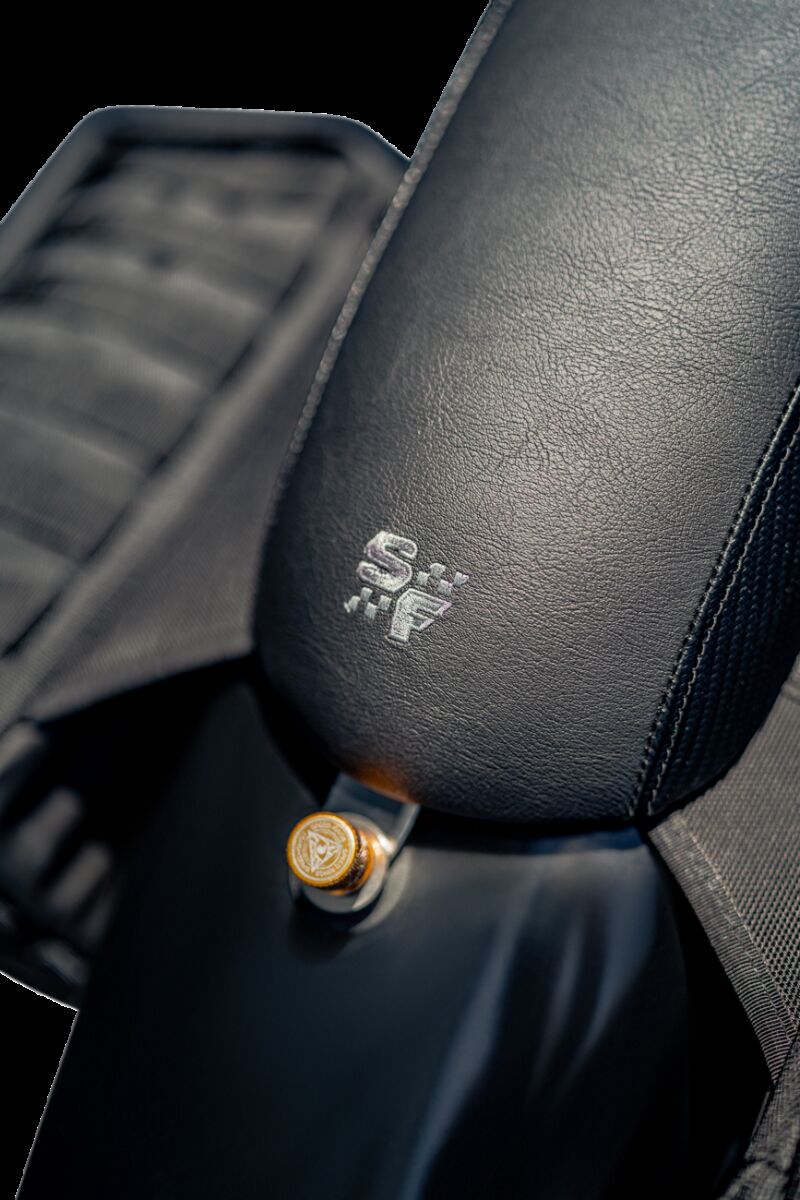 The Drifter Seat Black / Grey For Harley Davidson XL 883 2004-2009 - 28 CM