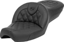 Roadsofa Standard Reach Seat Black For Harley Davidson XL 1200 S 1996-2003
