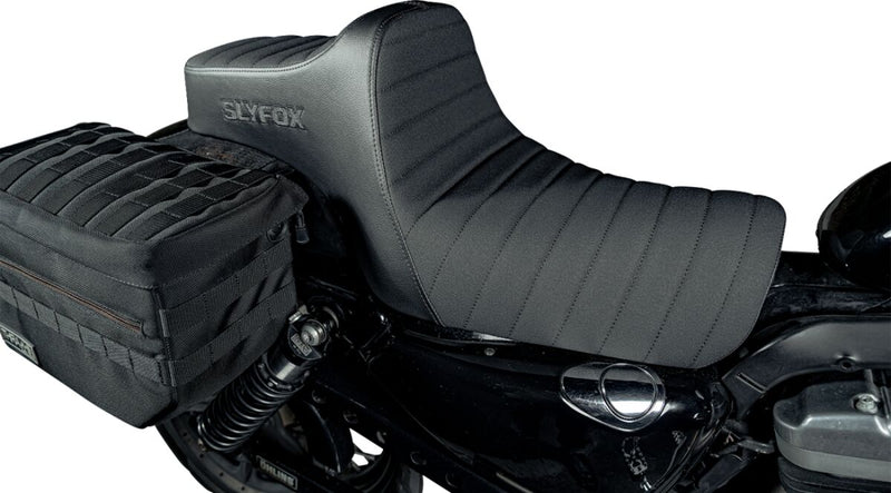 High Noon Seat Black For Harley Davidson XL 1200 C 2004-2020 - 28 CM