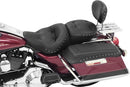 One-Piece 2-Up Ultra Touring Seat Black For Harley Davidson FLHR 1340 1997-1998 - 39.5 CM