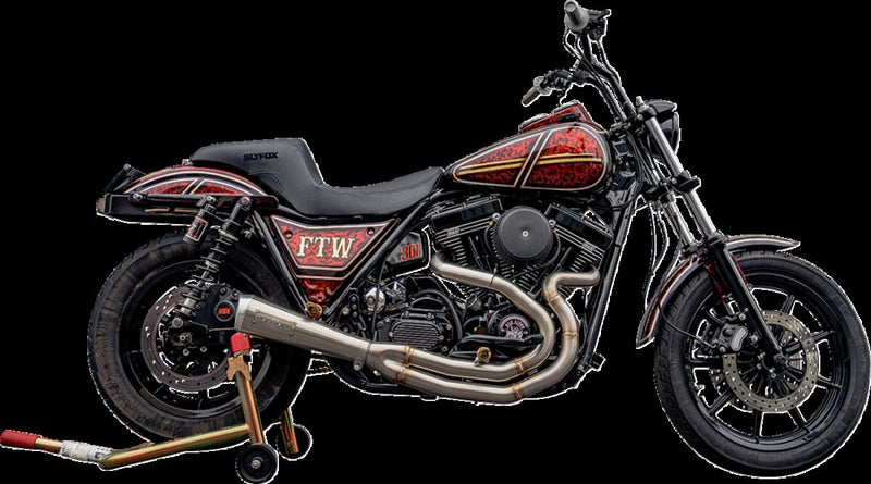 The Drifter Seat Black For Harley Davidson FXR 1340 1986-1994 - 28 CM