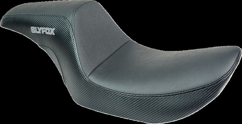 The Drifter Seat Black / Grey For Harley Davidson FXR 1340 1986-1994 - 28 CM