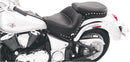 Wide Touring Seat Black For Kawasaki VN 900 2006-2020 - 34.5 CM