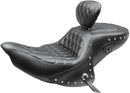 Heated One-Piece Touring Seat Black For Indian ROADMASTER 108 ABS 2025