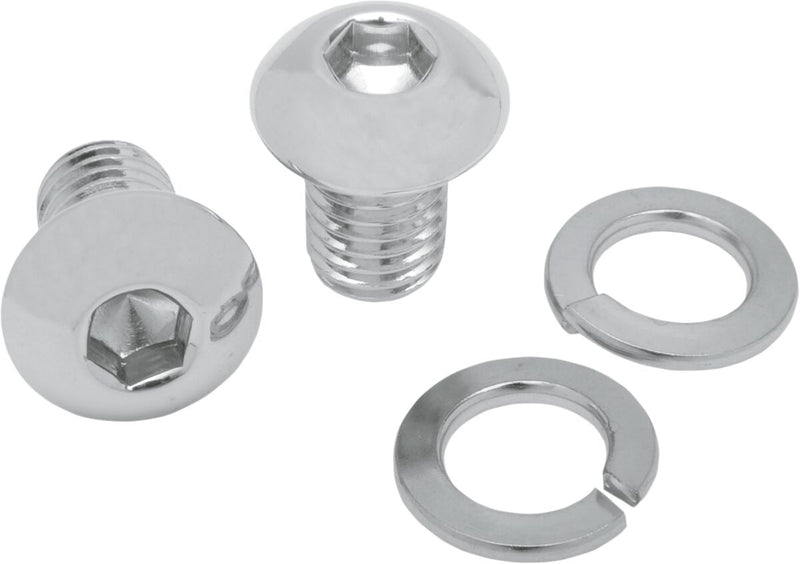 Chrome Seat Bolts And Mounting Nuts Chrome For Harley Davidson FLST 1340 1986-1990 - 1/2-13