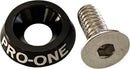 Seat Bolt Anodized / Black For Harley Davidson FLD 1690 2012-2013 - 1/4-20