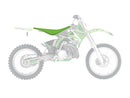 Pyramid Seat Cover Green For Kawasaki KX 125 L 1999-2002