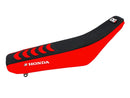 Double Grip 3 Seat Cover Black / Red For Honda CR 125 R 2002-2007