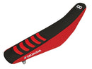 Double Grip 3 Seat Cover Black / Red For Honda CRF 250 R 2004-2009