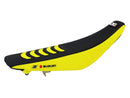 Double Grip 3 Seat Cover Black / Yellow For Suzuki RM 125 2001-2012