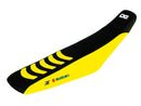 Double Grip 3 Seat Cover Yellow For Suzuki RM 85 2013-2018