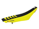 Double Grip 3 Seat Cover Black / Yellow For Suzuki RM-Z 450 2008-2017
