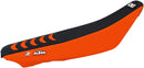 Double Grip 3 Seat Cover Black / Orange For KTM EXC 125 2008-2011