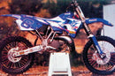 Seatcover Team Yamaha Blue For Yamaha YZ 125 1996-2001 - 35 CM