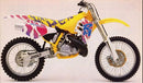 Seatcover Team Suzuki Yellow For Suzuki RM 125 1989-1992 - 35 CM