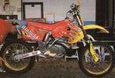 Seatcover Team Suzuki Red For Suzuki RM 125 1999-2000 - 35 CM
