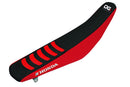 Double Grip 3 Seat Cover Black / Red For Honda CRF 250 F 2022-2025