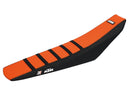 Seat Cover Zebra Black| Orange For KTM EXC 150 TBI 2024-2025