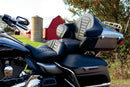 Deluxe Tourbox Pad Black For Harley Davidson FLH 1868 ABS 2021 - 66 CM