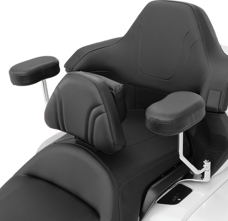 Deluxe Passenger Armrest Kit Chrome For Honda GL 1800 ABS 2018-2019