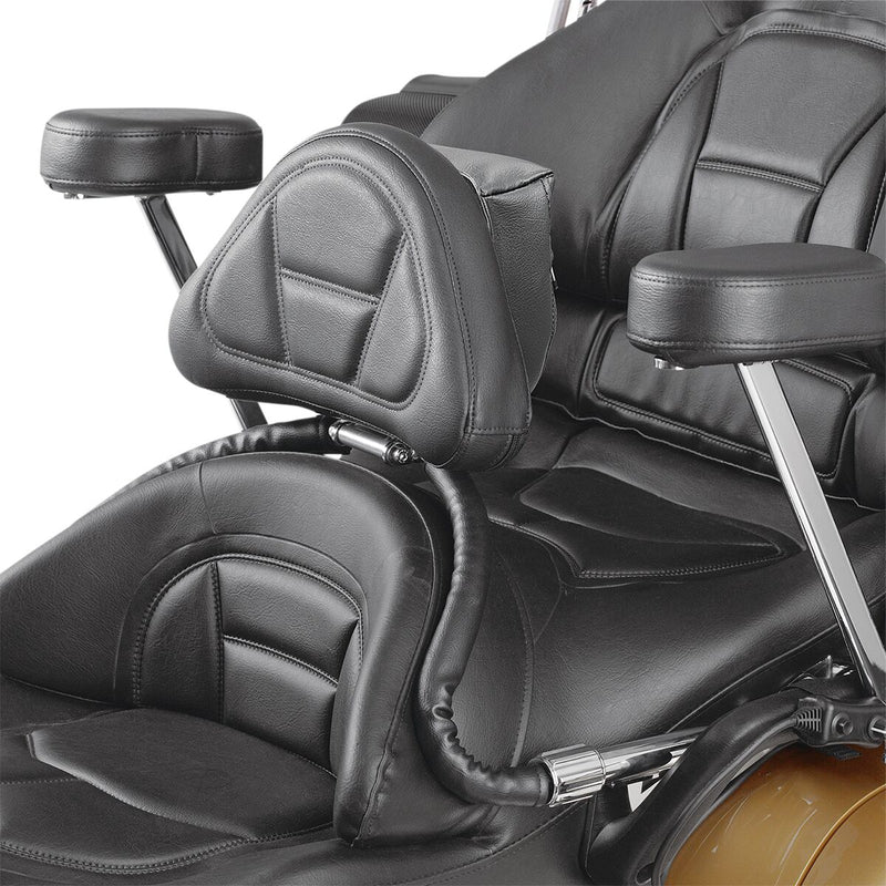 Driver Backrest Kit Black / Chrome For Honda GL 1800 2001-2017