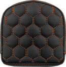 RoadSofa™ Sissy Bar Pad Black / Orange