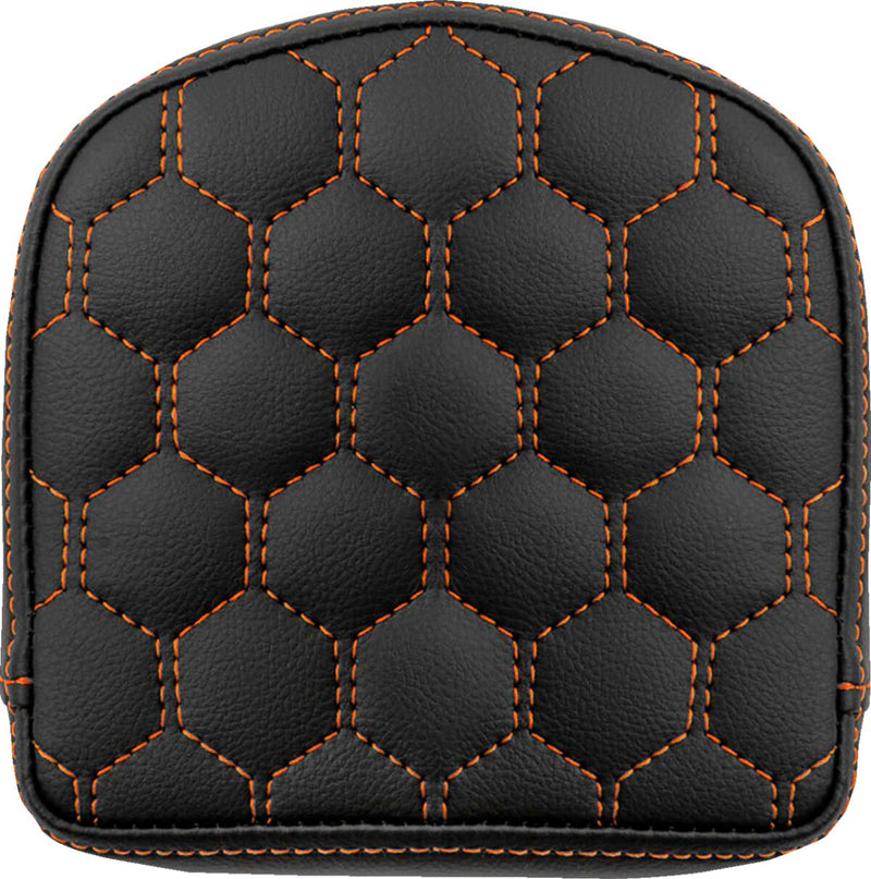 RoadSofa™ Sissy Bar Pad Black / Orange