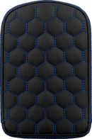 RoadSofa Honeycomb Sissy Bar Pad Black / Blue