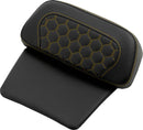 Honeycomb Chopped Tour Pak Pad Black / Gold For Harley Davidson FLHRXS 1868 ABS 2024